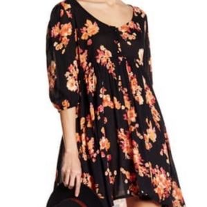 *Final Price* Angie Buckle Boho Floral Festival 90s Style Babydoll Dress